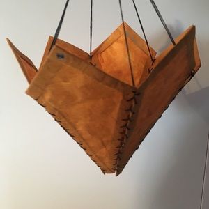 Paper lantern hanging decor/light cover- orange